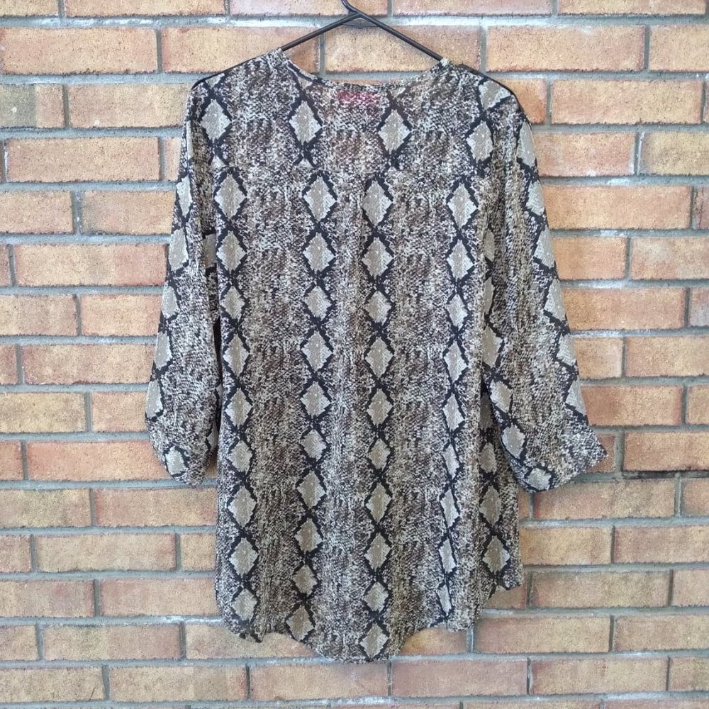 Snake Skin Patterned Blouse - Picture 3 of 6